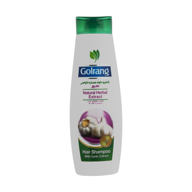 شامپو مو گلرنگ (Golrang) مدل Garlic حجم 400 گرم