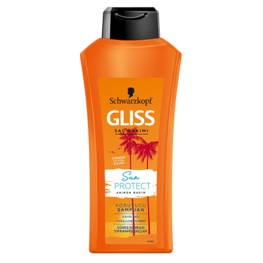 شامپو مو گلیس (Gliss) مدل Sun Protect حجم 525 میلی لیتر