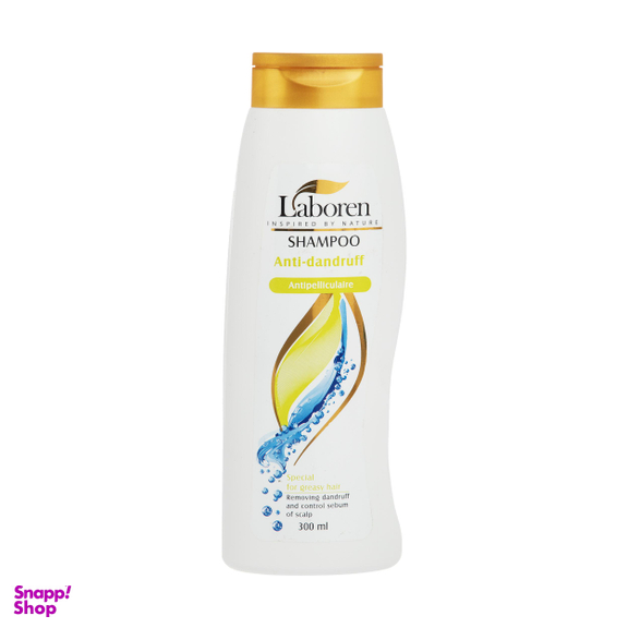شامپو مو لابورن (Laboren) مدل Anti Dandruff حجم 300 میلیلیتر