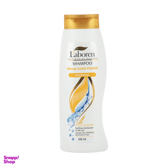 شامپو مو لابورن (Laboren) مدل Wheat Germ Protein حجم 300 میلی‌لیتر