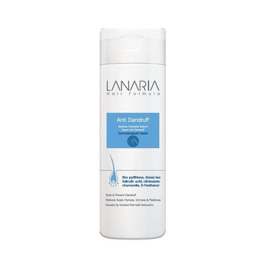 شامپو مو لاناریا (Lanaria) مدل Anti Dandruff حجم 200 میلی‌لیتر