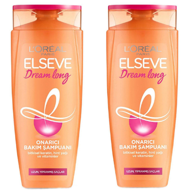 شامپو مو لورآل (Loreal) سری ELSEVE مدل DREAM LONG حجم 450 میلیلیتر بسته 2 عددی