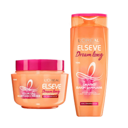 شامپو مو لورآل (Loreal) مدل Dream Long حجم 520 میلی‌ لیتر به همراه ماسک مو حجم 300 میلی‌ لیتر