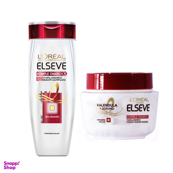 شامپو مو لورآل (Loreal) مدل Total Repair 5 حجم 520 میلیلیتر به همراه ماسک مو حجم 300 میلیلیتر