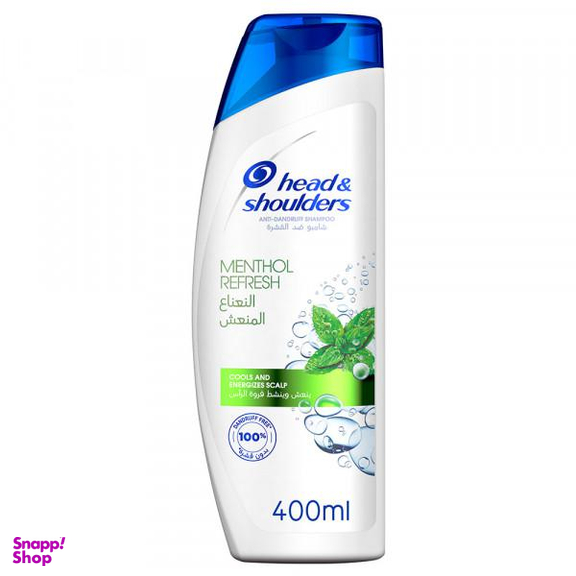 شامپو مو هد اند شولدرز (Head & shoulders) مدل Menthol Fresh حجم 400 میلیلیتر