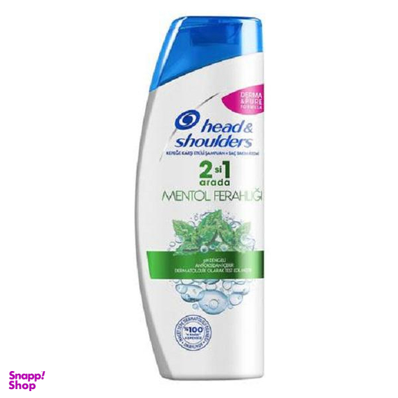 شامپو مو هد اند شولدرز مدل Mentol Ferahligi حجم 400 میلی‌ لیتر