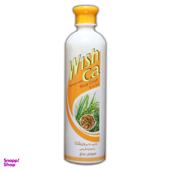 شامپو مو ویشکا مدل Rice Bran حجم 600 میلی لیتر