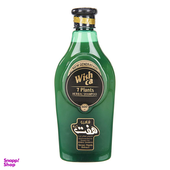شامپو مو ویشکا (Wishca) مدل هفت گیاه حجم 600 میلی‌لیتر