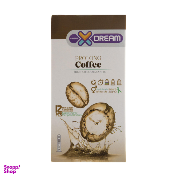 کاندوم ایکس دریم مدل Coffee بسته 12 عددی
