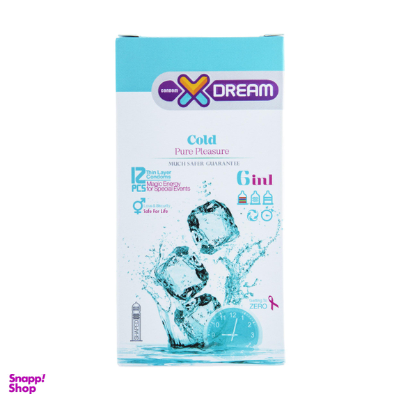 کاندوم ایکس دریم (X Dream) مدل Cold بسته 12 عددی