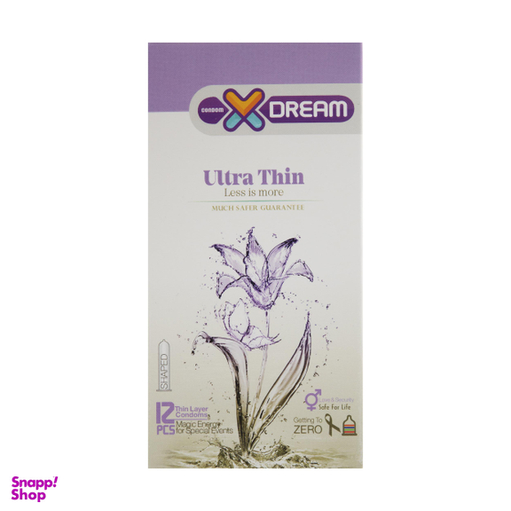 کاندوم ایکس دریم مدل Ultra Thin بسته 12 عددی