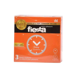 کاندوم تاخیری فیستا (Fiesta) مدل Delay بسته 3 عددی