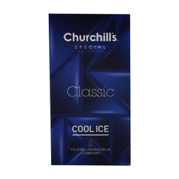 کاندوم چرچیلز مدل Classic Cool Ice بسته 12 عددی
