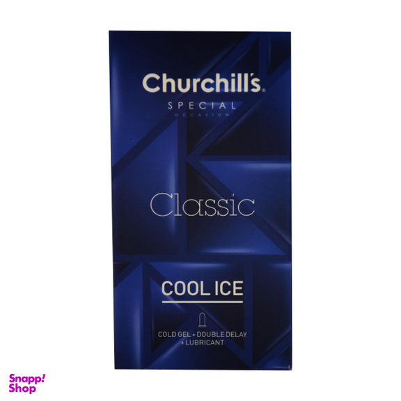 کاندوم چرچیلز مدل Classic Cool Ice بسته 12 عددی