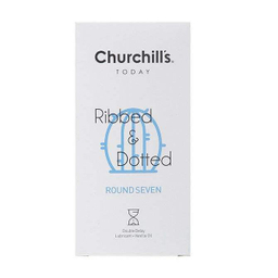 کاندوم چرچیلز (Churchill's) مدل ROUND SEVEN بسته 12 عددی