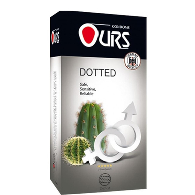کاندوم خاردار اورز مدل Dotted بسته 12 عددی