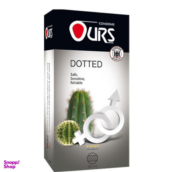 کاندوم خاردار اورز مدل Dotted بسته 12 عددی