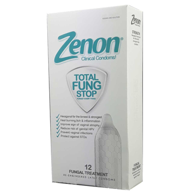 کاندوم زنون (Zenon) مدل Total Fung Stop بسته 12 عددی