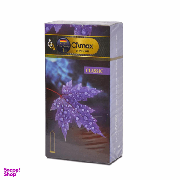 کاندوم ساده کلایمکس مدل Classic بسته 12 عددی