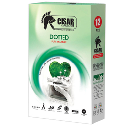 کاندوم سزار (Cisar) مدل Dotted بسته 12 عددی