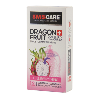 کاندوم سوییس کر (Swisscare) مدل Fruit بسته 12 عددی