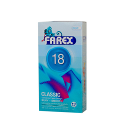 کاندوم فارکس (Farex) مدل Classic 18 بسته 12 عددی