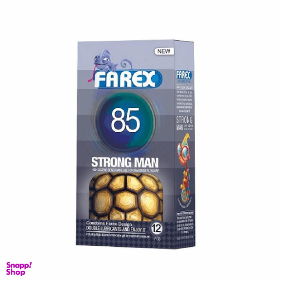 کاندوم فارکس (Farex) مدل Strong Man 85 بسته 12 عددی