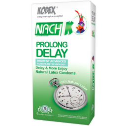 کاندوم ناچ کدکس مدل Prolong Delay بسته 12 عددی