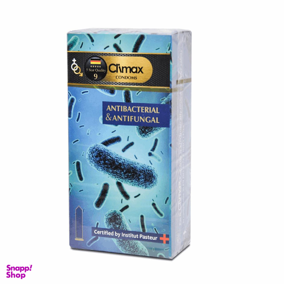 کاندوم کلایمکس (Climax) مدل Antibacterial Antifungal 9 بسته 12 عددی