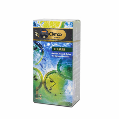 کاندوم کلایمکس (Climax) مدل Pleasure 8 بسته 12 عددی