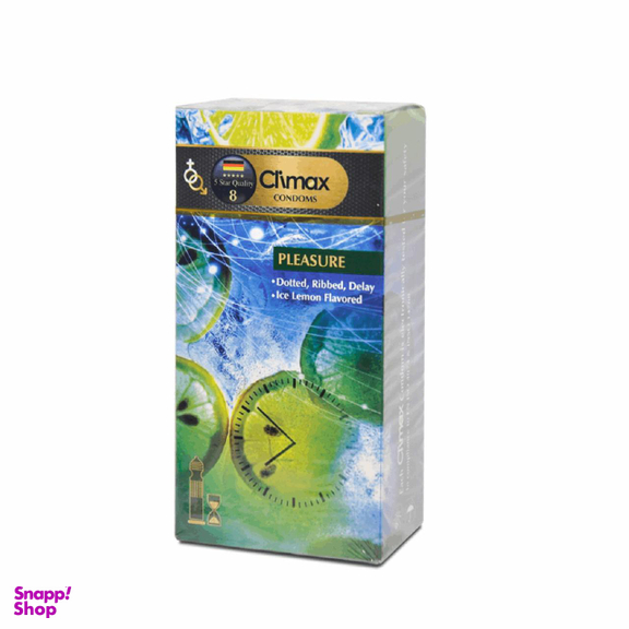 کاندوم کلایمکس (Climax) مدل Pleasure 8 بسته 12 عددی