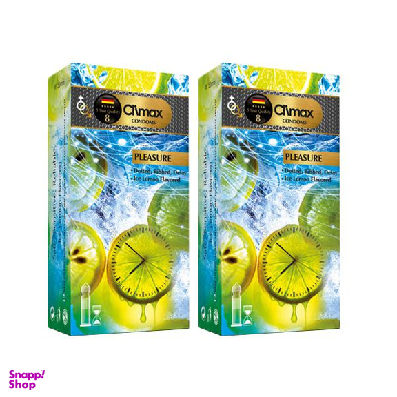 کاندوم کلایمکس (Climax) مدل Pleasure 8 بسته 2 عددی