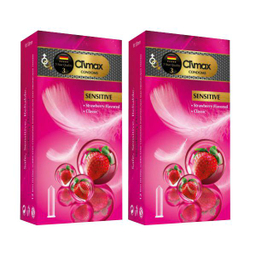 کاندوم کلایمکس (Climax) مدل Sensitive 3 بسته 2 عددی