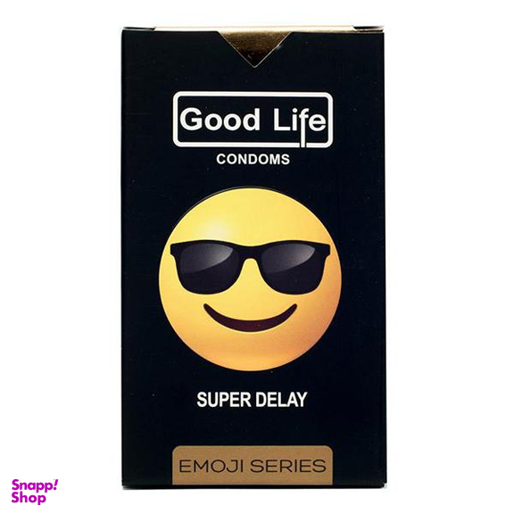 کاندوم گودلایف (Good life) سری ایموجی مدل Super Delay بسته 6 عددی