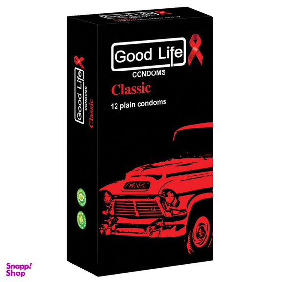 کاندوم گودلایف (Good life) مدل کلاسیک classic بسته 12 عددی
