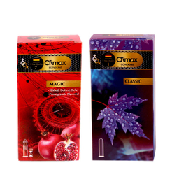 کاندوم مدل classic کلایمکس (Climax) بسته 12 عددی به همراه کاندوم مدل magic بسته 12 عددی