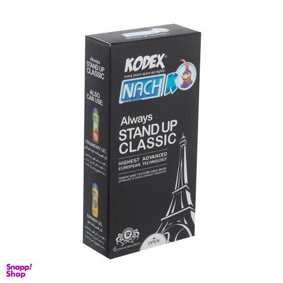 کاندوم ناچ کدکس مدل Stand Up Classic بسته 12 عددی
