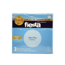 کاندوم نازک فیستا (Fiesta) مدل Ultra Thin بسته 3 عددی