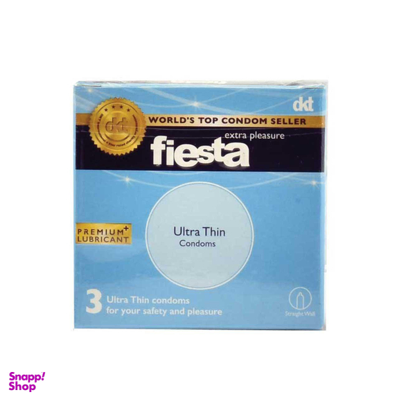 کاندوم نازک فیستا (Fiesta) مدل Ultra Thin بسته 3 عددی
