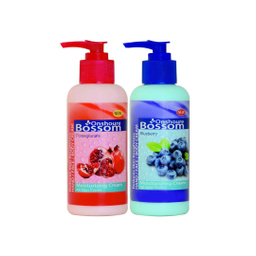 کرم آبرسان انشور بوسوم (Onshor Bossom) مدل Pomegranate و بلوبری حجم 250 میلی‌لیتر بسته 2 عددی