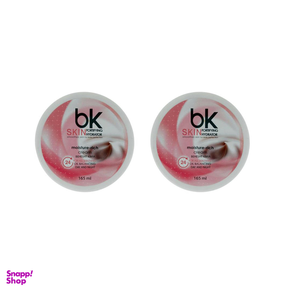 کرم آبرسان بی کی (Bk) مدل day and night حجم 165 میلی‌لیتر بسته 2 عددی
