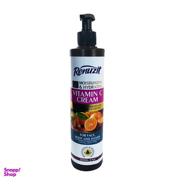 کرم آبرسان رینوزیت (Renuzit) مدل vitamin C حجم 500 میلی‌لیتر