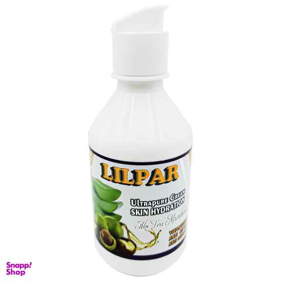 کرم آبرسان لیلپار (Lilpaar) مدل Aloe vera و Macadamia حجم 300 میلی‌لیتر