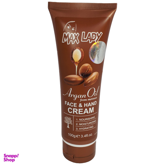 کرم آبرسان مکس لیدی (Max Lady) مدل روغن آرگان وزن 100 گرم