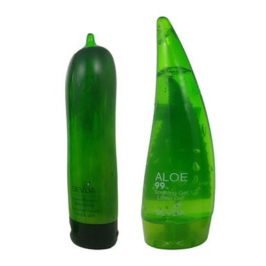 کرم آبرسان و ژل لیفتینگ سودا (Sevda) آلویه ورا مدل 500 میلی‌لیتر