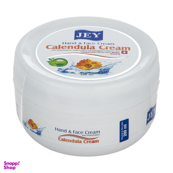 کرم دست و صورت جی (jey) مدل Calendula حجم 200 میلی‌لیتر