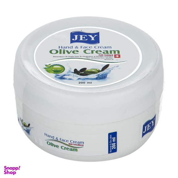 کرم دست و صورت جی (jey) مدل Olive حجم 200 میلی‌لیتر