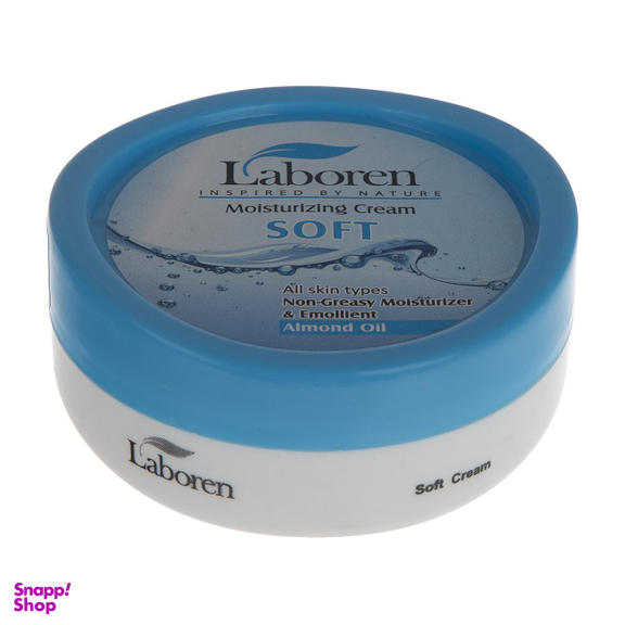 کرم دست و صورت لابورن (Laboren) مدل Soft حجم 150 میلی‌لیتر