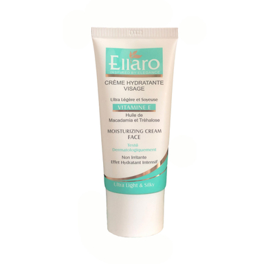 کرم ژل مرطوب کننده الارو (Ellaro) مدل Vitamin E حجم 50 میلی‌لیتر