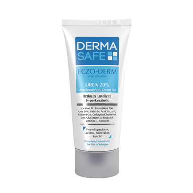 کرم ژل مرطوب کننده درماسیف (Dermasafe) مدل اوره حجم 40 میلی‌لیتر